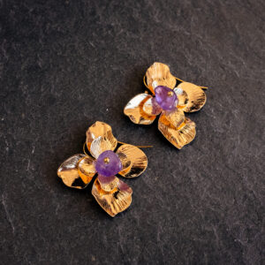 Boucles d'oreilles Améthyste
