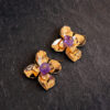 Boucles d'oreilles Améthyste