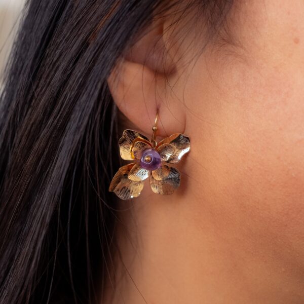 Boucles d'oreilles Améthyste