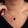 Collier Agate turquoise