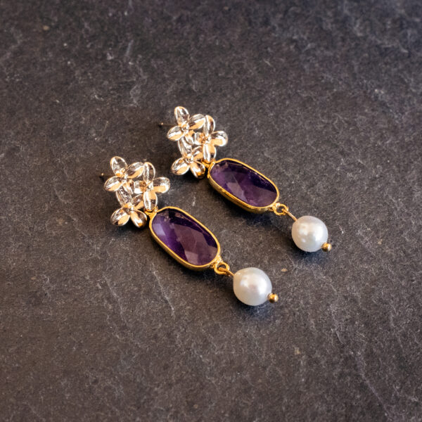 Boucles d'oreilles Améthyste