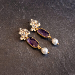 Boucles d'oreilles Améthyste