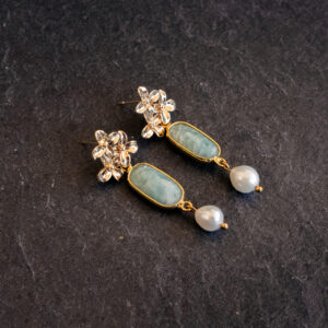 Boucles d'oreilles Amazonite