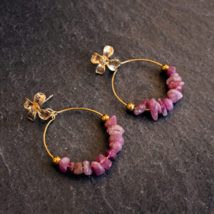 Boucles d'oreilles Tourmaline