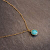 Collier Agate turquoise