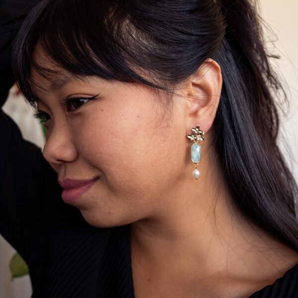 Boucles d'oreilles Amazonite