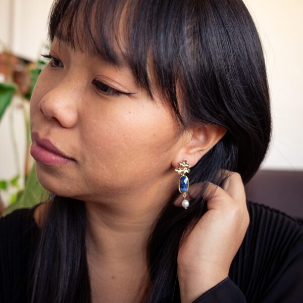 Boucles d'oreilles Lapis lazuli