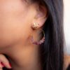 Boucles d'oreilles Tourmaline