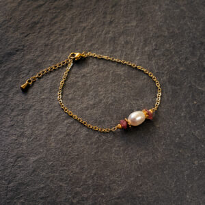 Bracelet Tourmaline et Perle