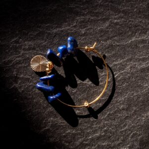 Créoles Lapis lazuli