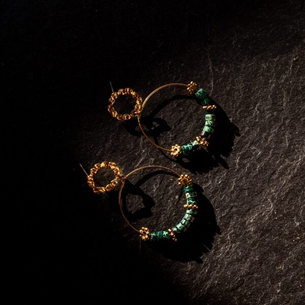 Boucles d'oreilles Agate