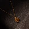 Collier Médaillon martelé