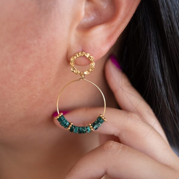 Boucles d'oreilles Agate