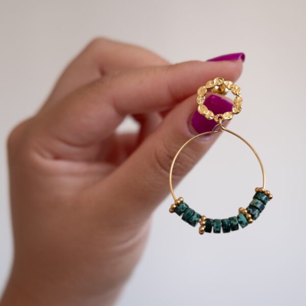 Boucles d'oreilles Agate