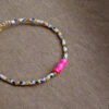Bracelet jaspe dalmatien mini