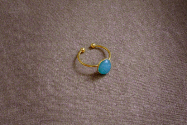 Bague bleu ciel