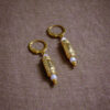 Dormeuses "cartouche" nacre