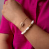 Bracelet perles heishi coquillage