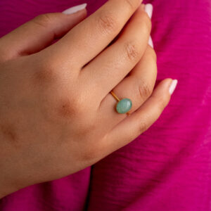 Bague bleu ciel