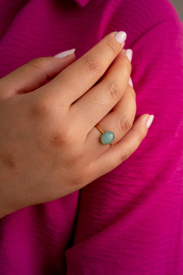 Bague bleu ciel