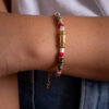 Bracelet jaspe dalmatien