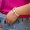 Bracelet perles heishi coquillage