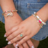 Bracelet jaspe dalmatien