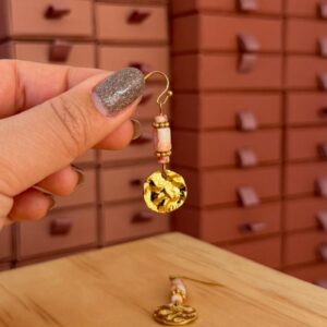 Boucles d'oreilles rednet jasper